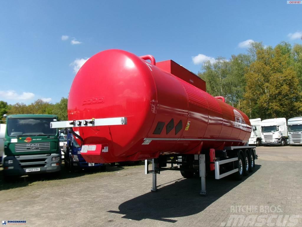 Cobo Bitumen tank inox 34 m3 / 1 comp Poluprikolice cisterne