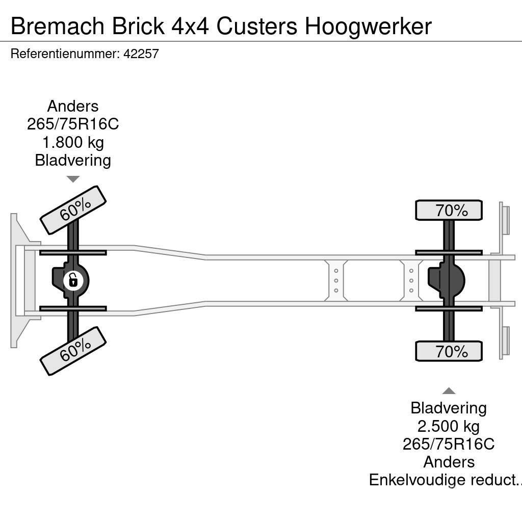 Bremach Brick 4x4 Custers Hoogwerker Auto korpe