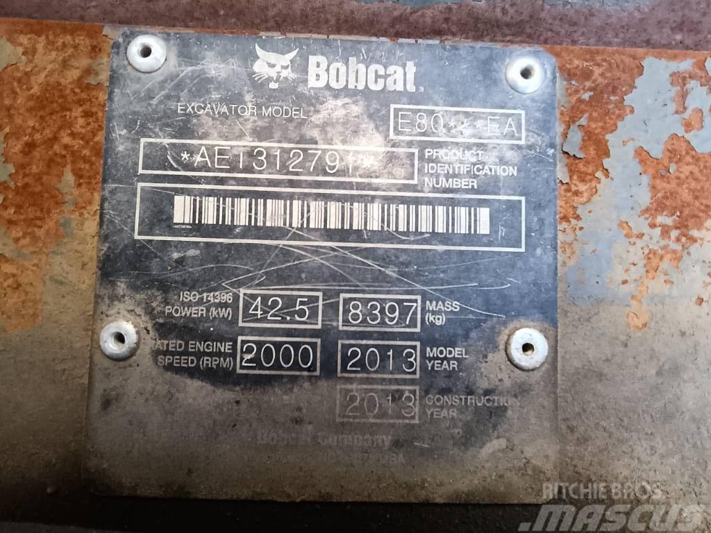 Bobcat E 80 EA Midi bageri 7t – 12t