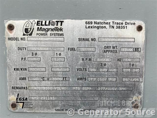 Elliott Magnatek 500 kW - JUST ARRIVED Dizel generatori