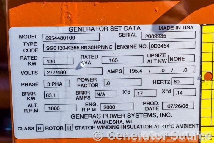 Generac 130 kW - JUST ARRIVED Ostali generatori