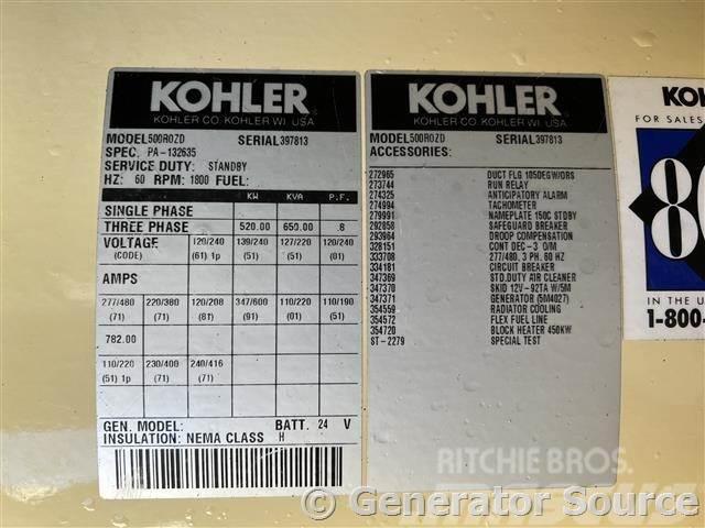 Kohler 520 kW - JUST ARRIVED Dizel generatori