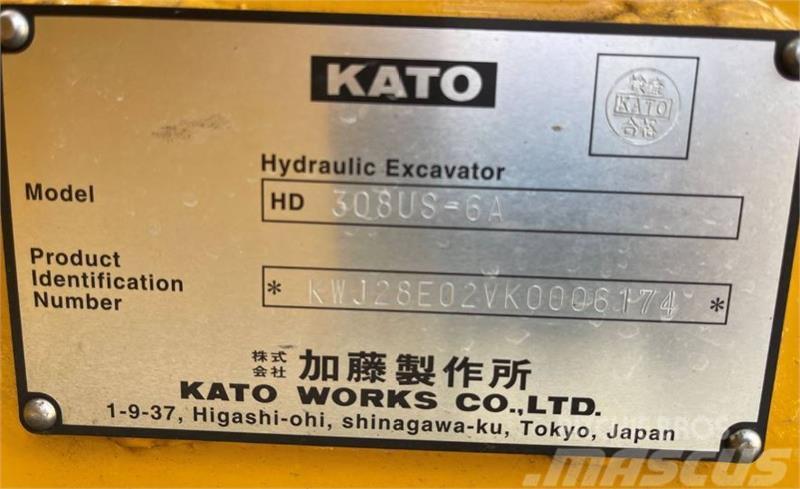 Kato HD308US-6A Mini bageri < 7t