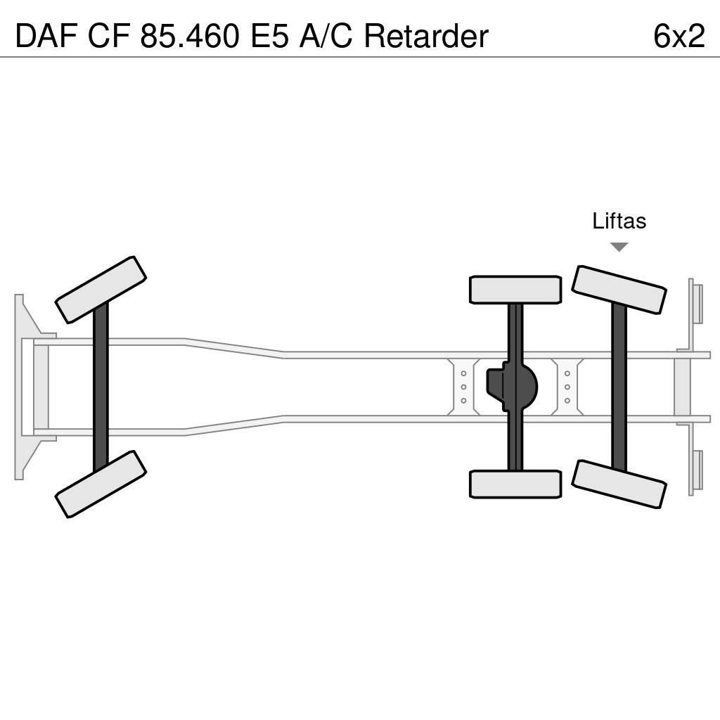 DAF CF 85.460 E5 A/C Retarder Kamioni sa otvorenim sandukom