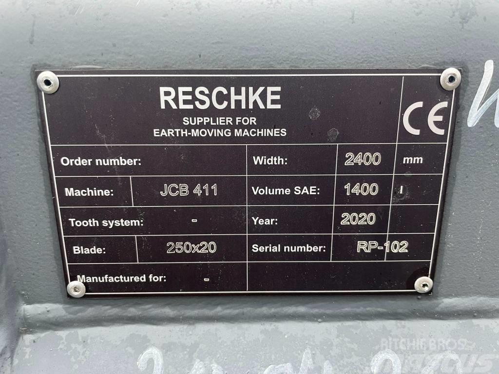 Reschke Łyżka ładowarkowa 2400mm 1,4m3 Kašike / Korpe