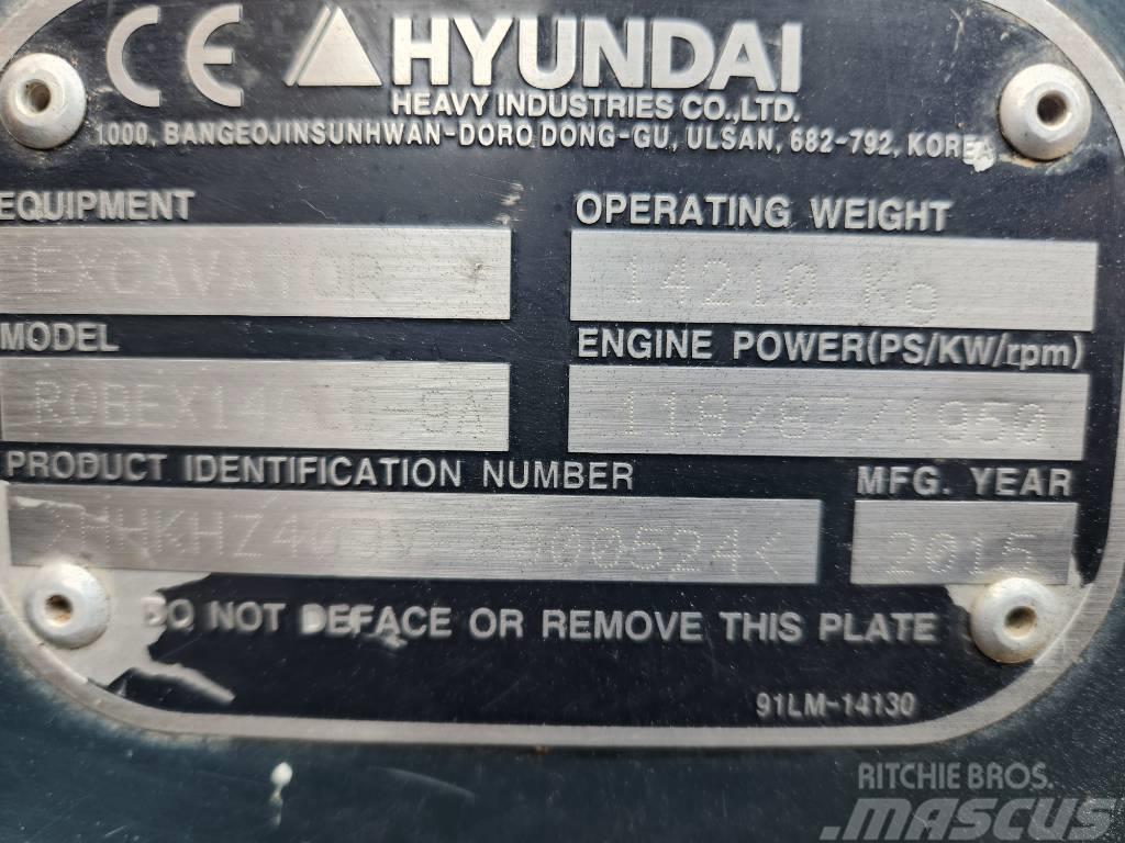 Hyundai 140LC-9A Bageri guseničari
