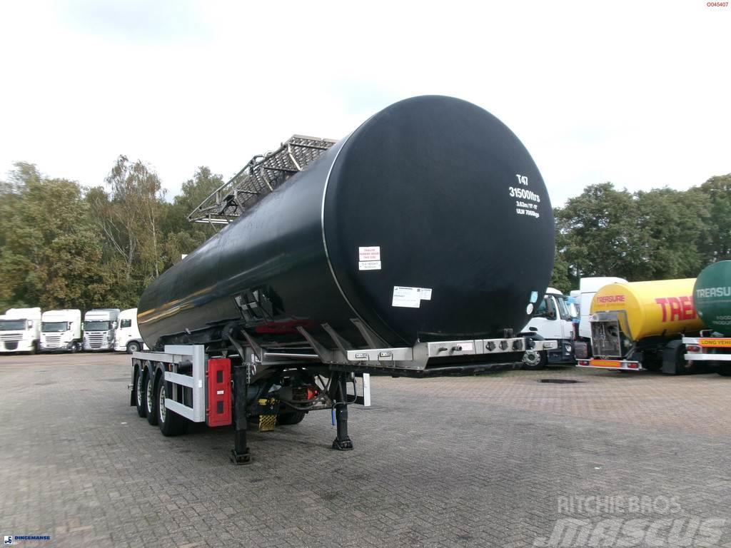 Crossland Bitumen tank inox 33 m3 / 1 comp + compressor + AD Poluprikolice cisterne