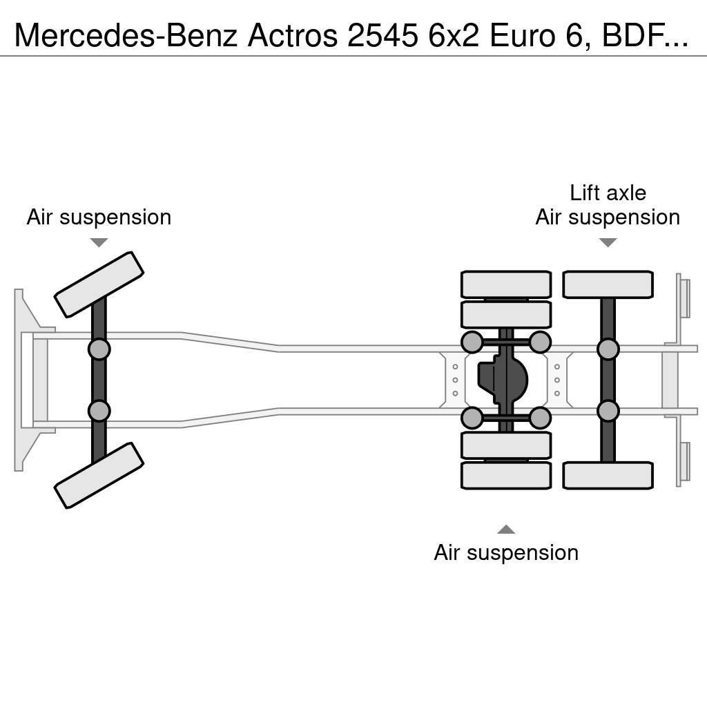 Mercedes-Benz Actros 2545 6x2 Euro 6, BDF system, ACC, Retarder Kamioni za podizanje kablova