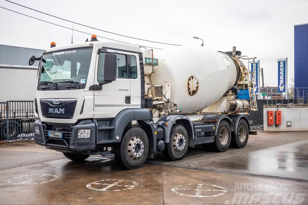 MAN TGS 32.360 BB+MIXER 9M³ Kamioni mešalice za beton