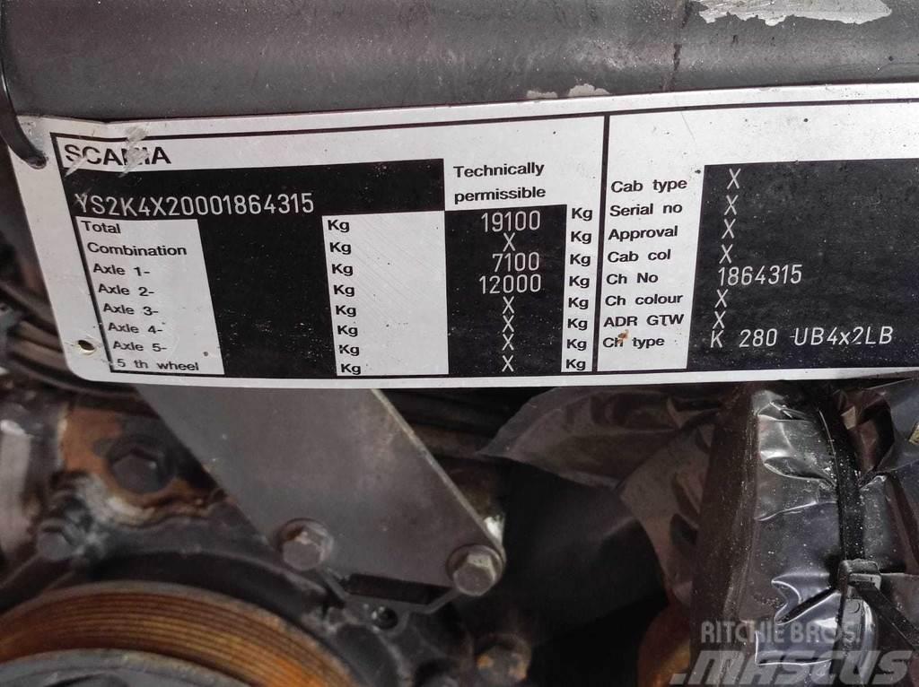 Scania DC9 29 / 280hp ENGINE Kargo motori