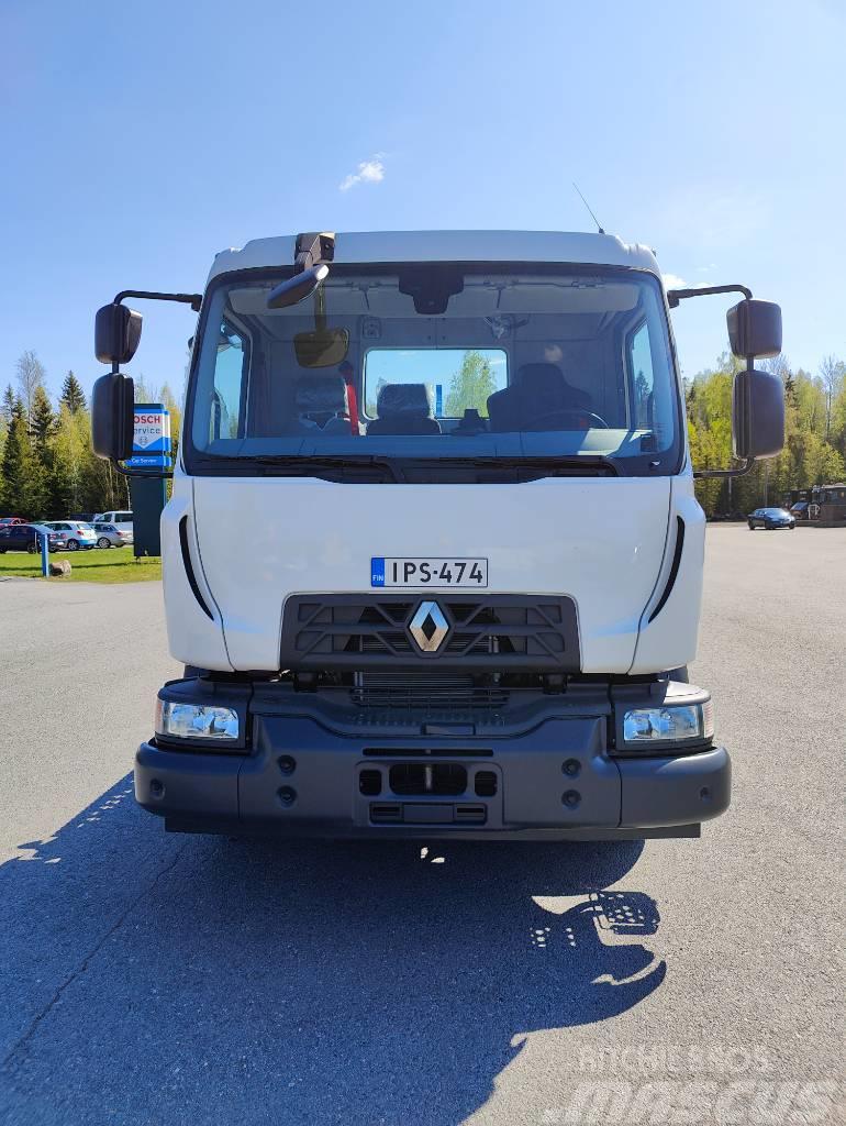 Renault D 18 4x2 I-shift Rol kiper kamioni sa kukom za podizanje tereta