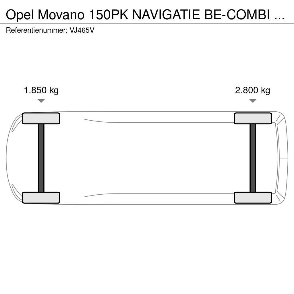 Opel Movano 150PK NAVIGATIE BE-COMBI LOADCAP 3-TON Ostalo
