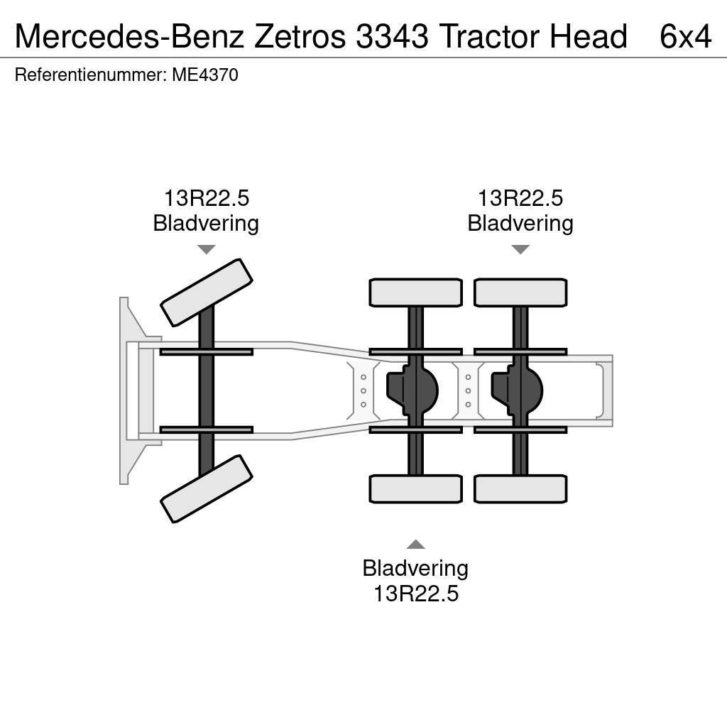 Mercedes-Benz Zetros 3343 Tractor Head Tegljači