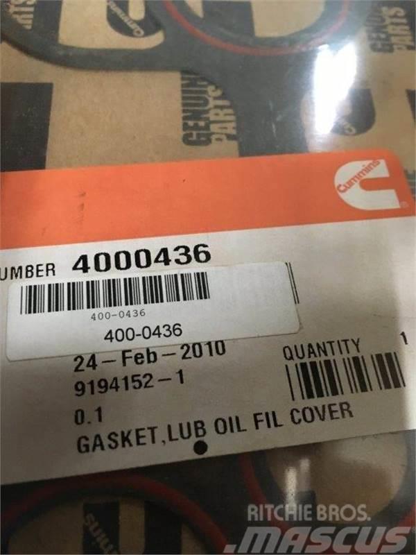 Cummins Oil Filter Gasket - 4000436 Ostale komponente za građevinarstvo