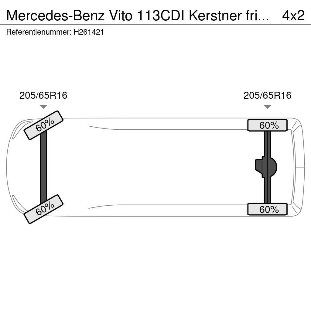 Mercedes-Benz Vito 113CDI Kerstner frigo diesel/Electric - A/C - Dostavna vozila hladnjače