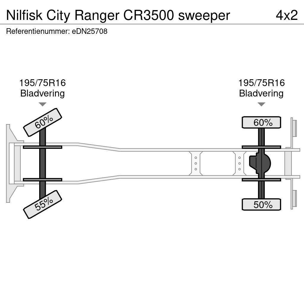 Nilfisk City Ranger CR3500 sweeper Kombi vozila/ vakum kamioni
