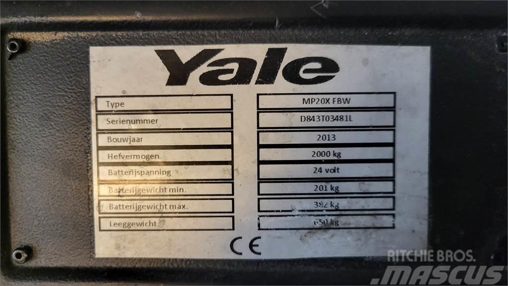 Yale MP20X 2013 Nisko podizni električni viljuškar
