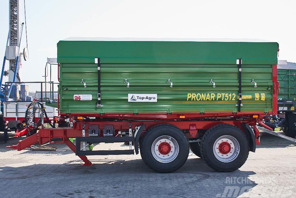 Pronar PT 512 TANDEM 12 tones tipping trailer/ przyczepa Kiper prikolice