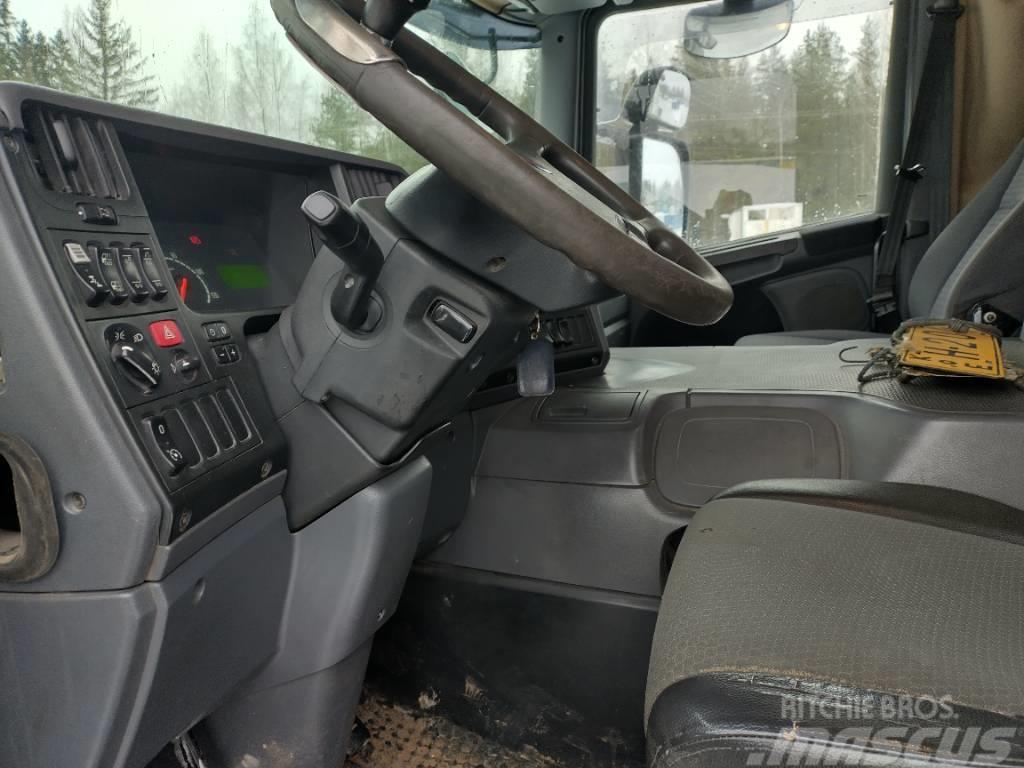 Scania P380 6x2 koukkulaite, papeeripiirturi Rol kiper kamioni sa kukom za podizanje tereta