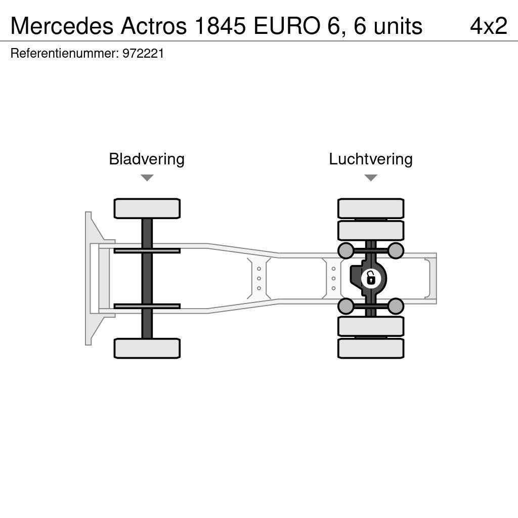 Mercedes-Benz Actros 1845 EURO 6, 6 units Tegljači