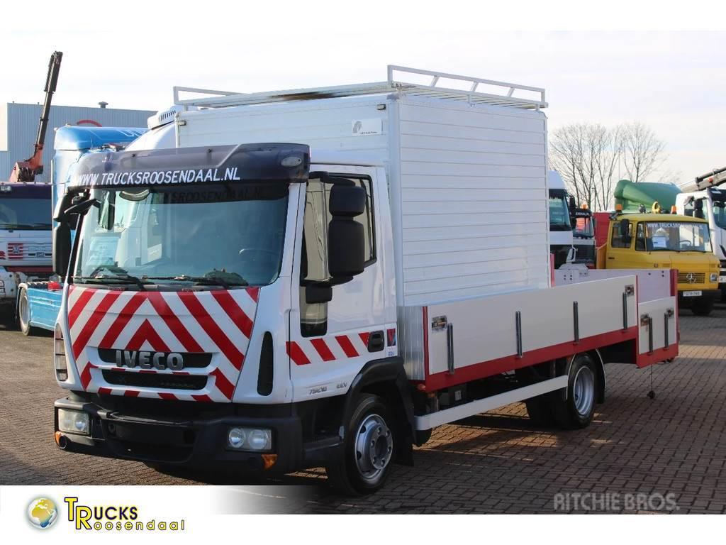 Iveco Eurocargo 75e18 + EURO 5 eev + manual + BE apk 07- Sanduk kamioni