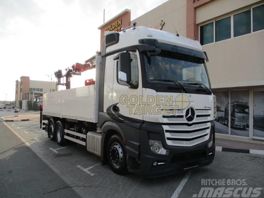 Mercedes-Benz Actros 2545 6x2 Truck w/ HMF2120K3 Block Crane Kamioni sa kranom