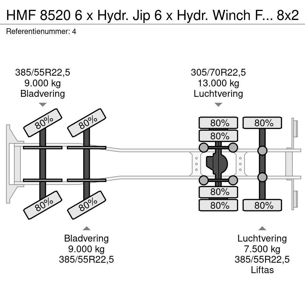HMF 8520 6 x Hydr. Jip 6 x Hydr. Winch Frontabstutzung Polovne dizalice za sve terene