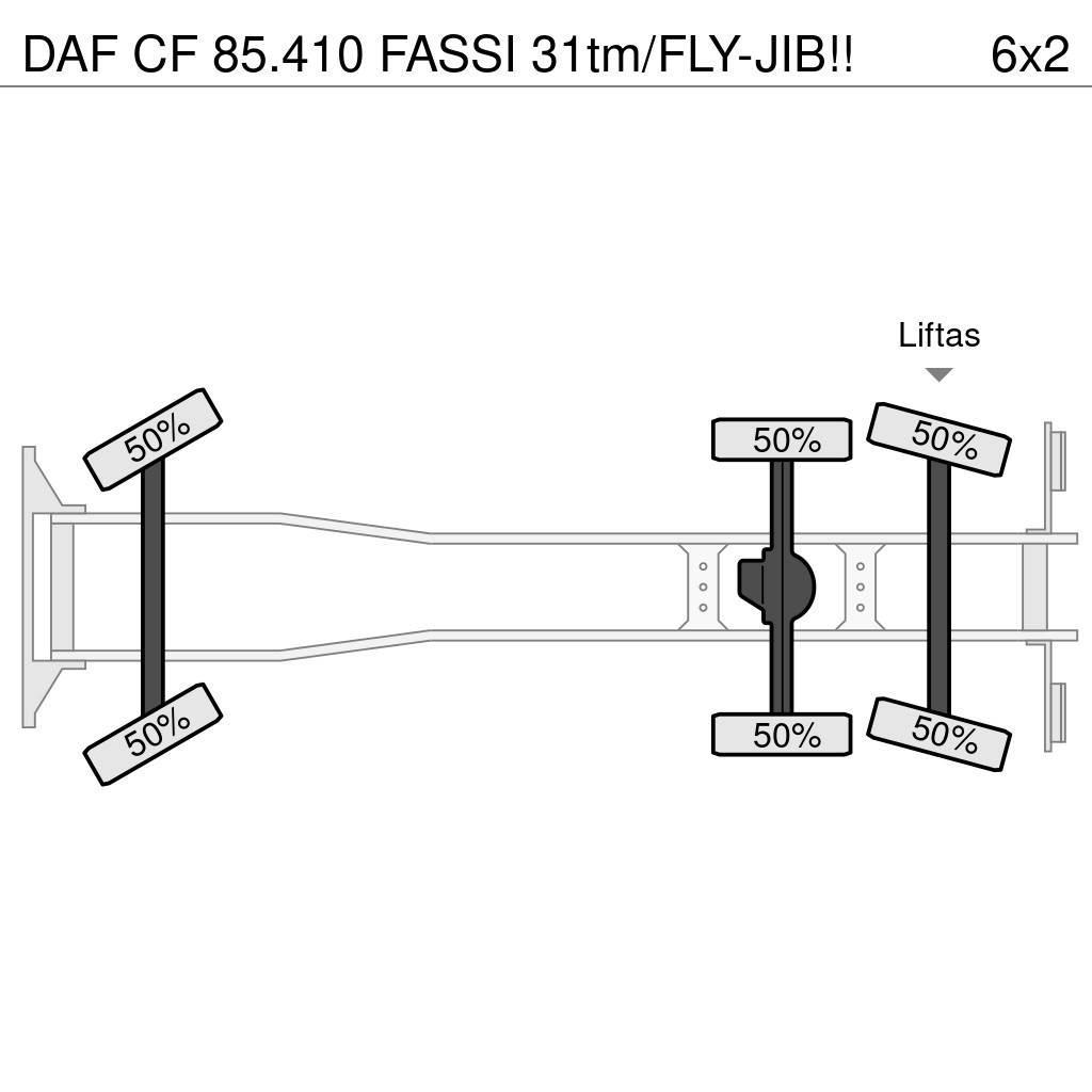 DAF CF 85.410 FASSI 31tm/FLY-JIB!! Polovne dizalice za sve terene