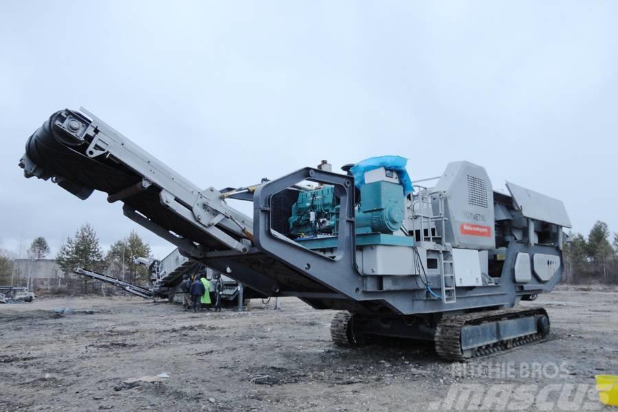 Liming 100-120TPH gypsum mobile crushing line Drobilice