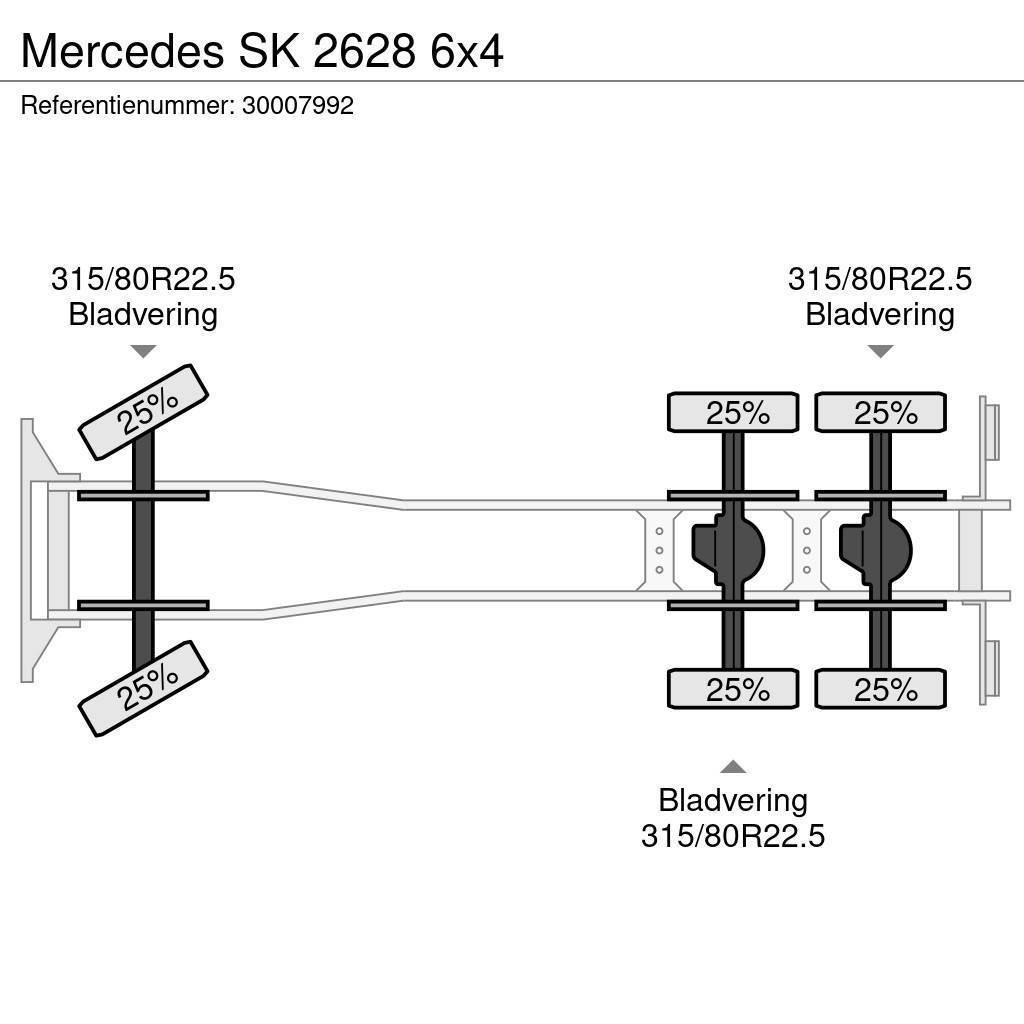 Mercedes-Benz SK 2628 6x4 Kiperi kamioni