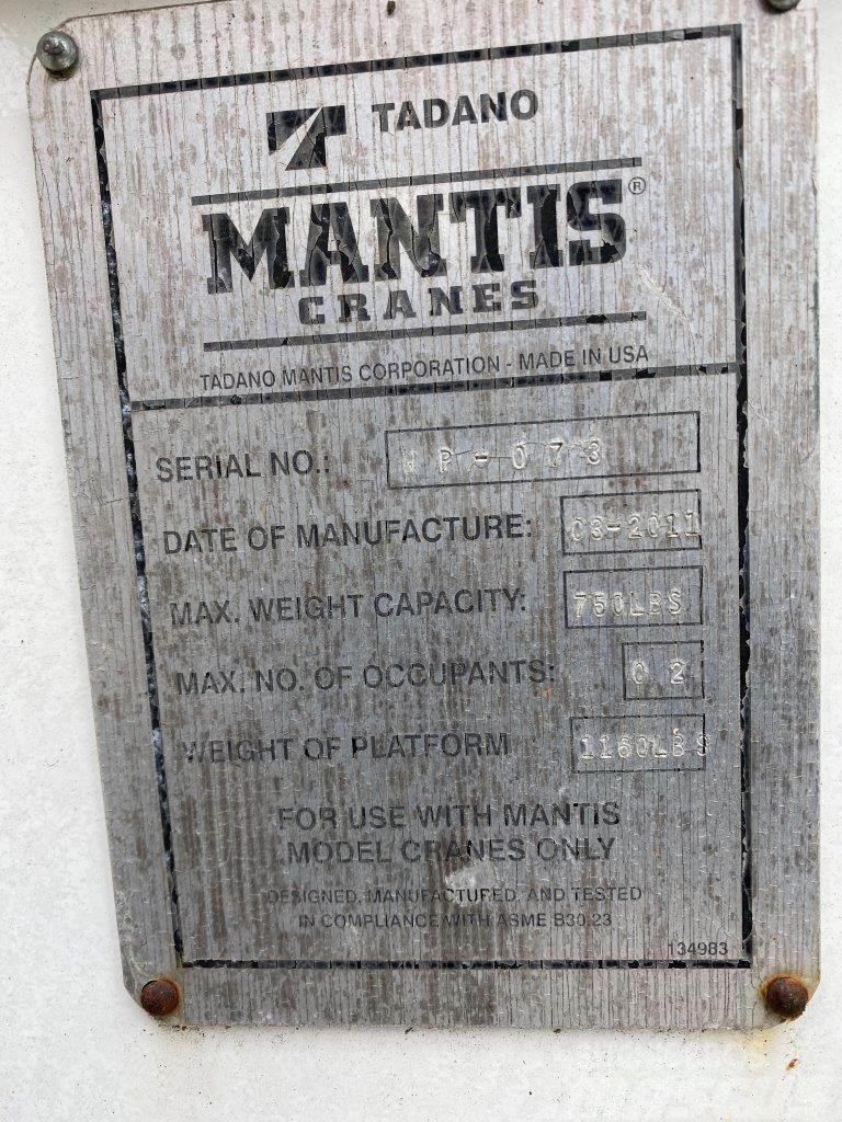 Mantis  Delovi i oprema za kran