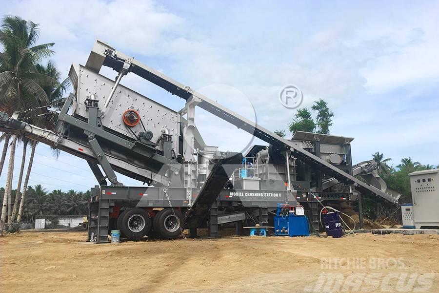 Liming PE600*900 Mobile Jaw Crusher Stone Crusher Line Mobilne drobilice