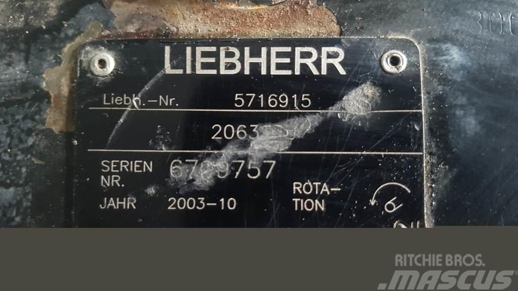 Liebherr 5716915 - L574/L580 - Drive pump/Fahrpumpe/Rijpomp Hidraulika