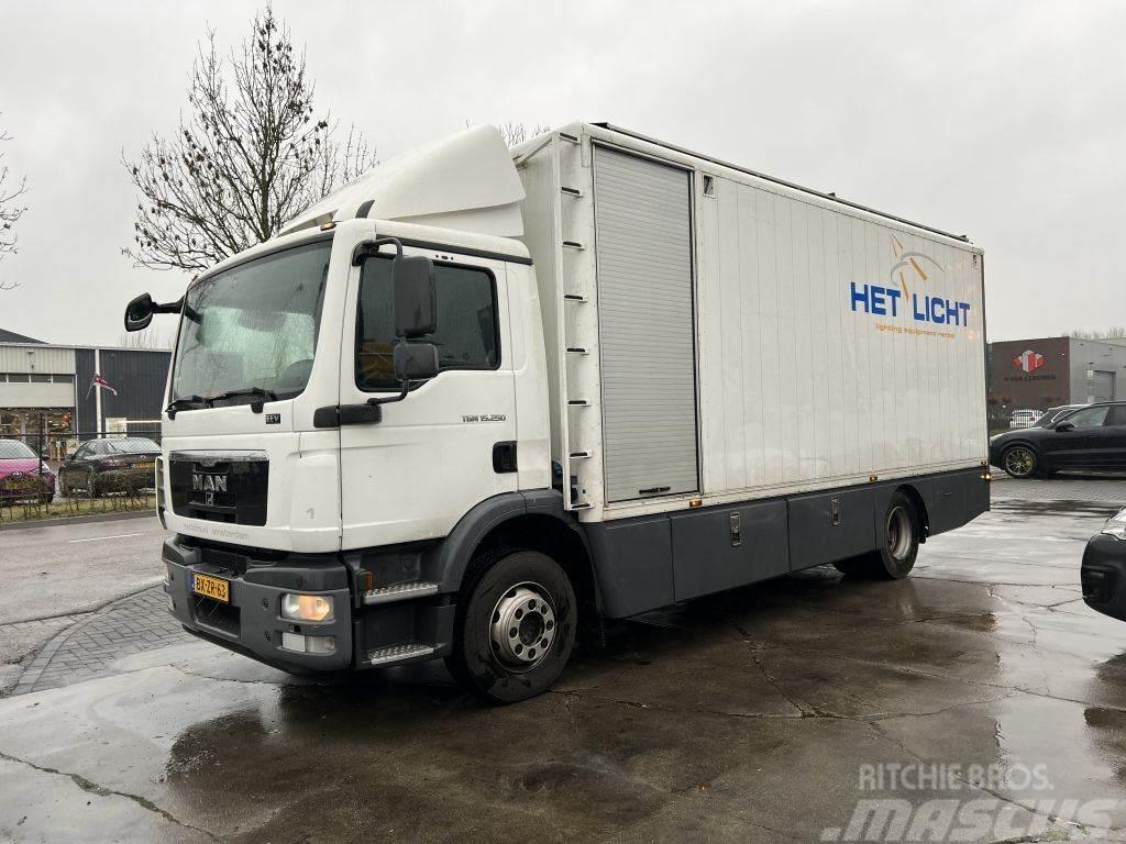 MAN TGM 15.250 4X2 - EURO 5 - ONLY 83.192 KM + BOX 6,5 Sanduk kamioni