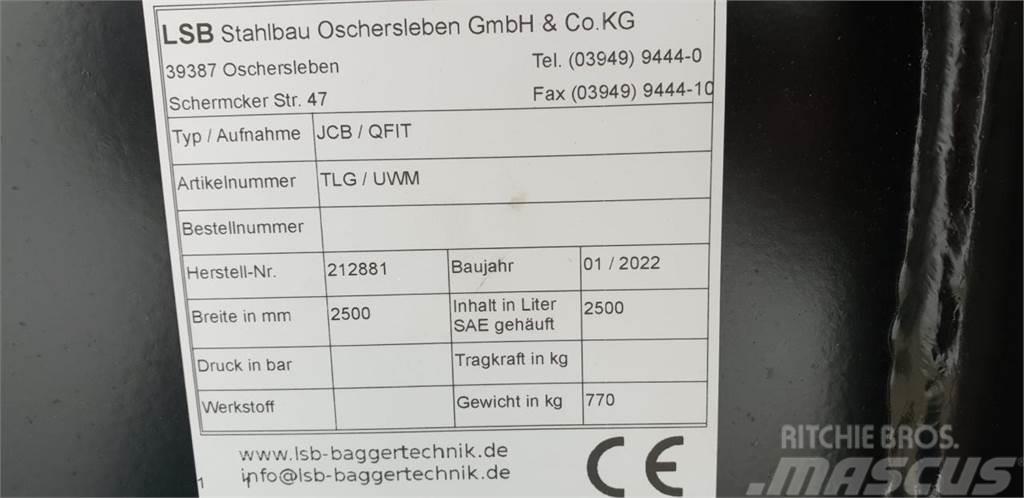  LSB Leichtgutschaufel mit JCB Q-Fit Aufnahme Oprema za prednji utovarivač