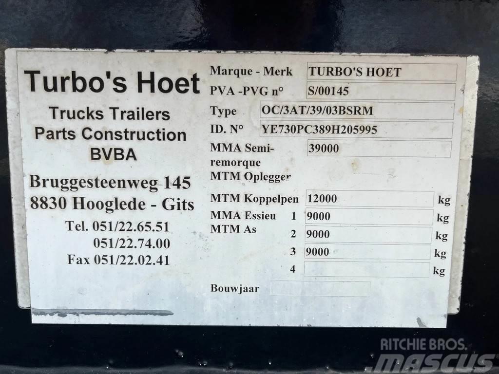  Turbo'sHoet 1x20ft - BPW - ADR(FL,AT,OX) - Perfect Kontejnerske poluprikolice