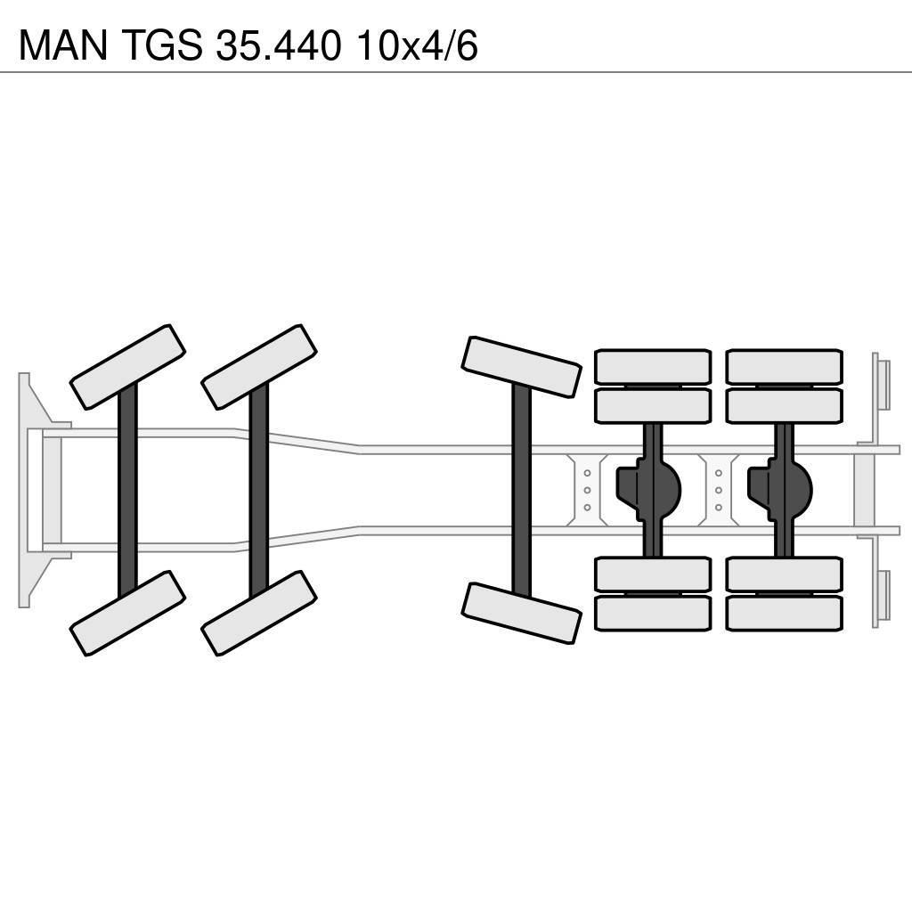 MAN TGS 35.440 10x4/6 Kiperi kamioni