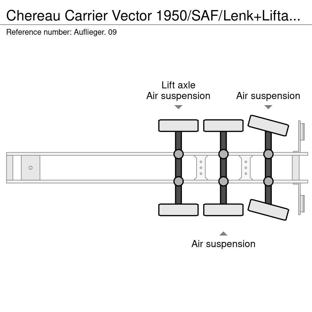 Chereau Carrier Vector 1950/SAF/Lenk+Liftachse/LBW Poluprikolice hladnjače