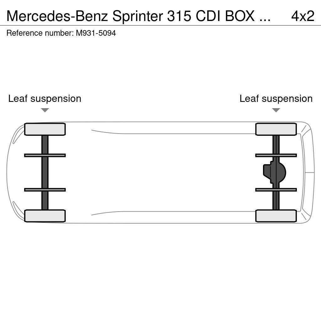Mercedes-Benz Sprinter 315 CDI BOX L=4380 mm Ostalo