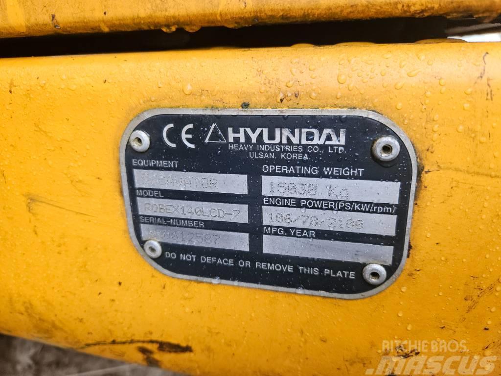 Hyundai 140-7 Bageri guseničari