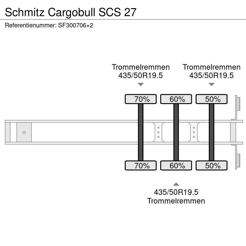 Schmitz Cargobull SCS 27 Poluprikolice sa ciradom