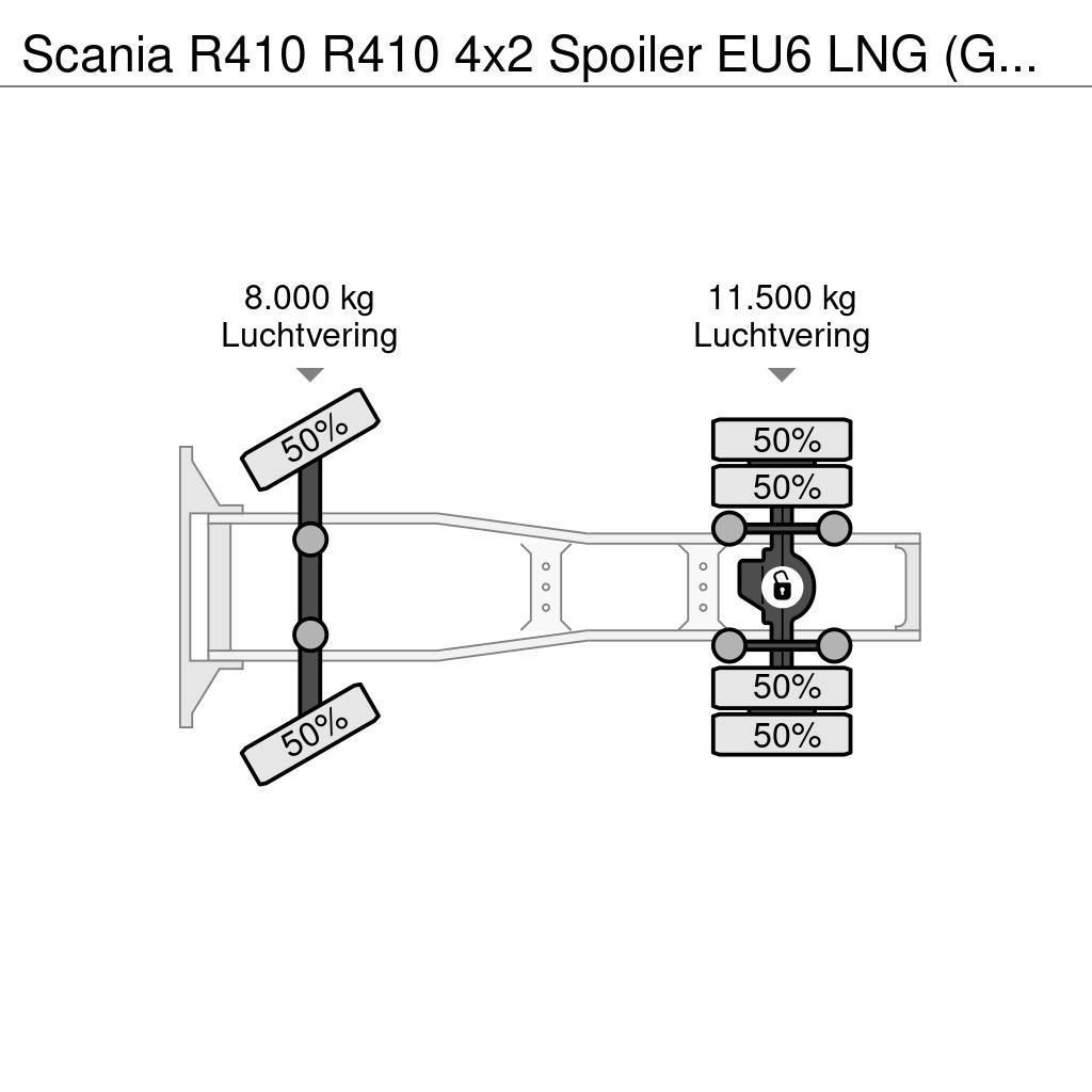 Scania R410 R410 4x2 Spoiler EU6 LNG (GAS) Automatik Tegljači