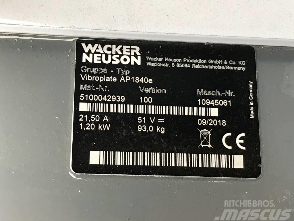 Wacker Neuson AP1840e Vibro ploče