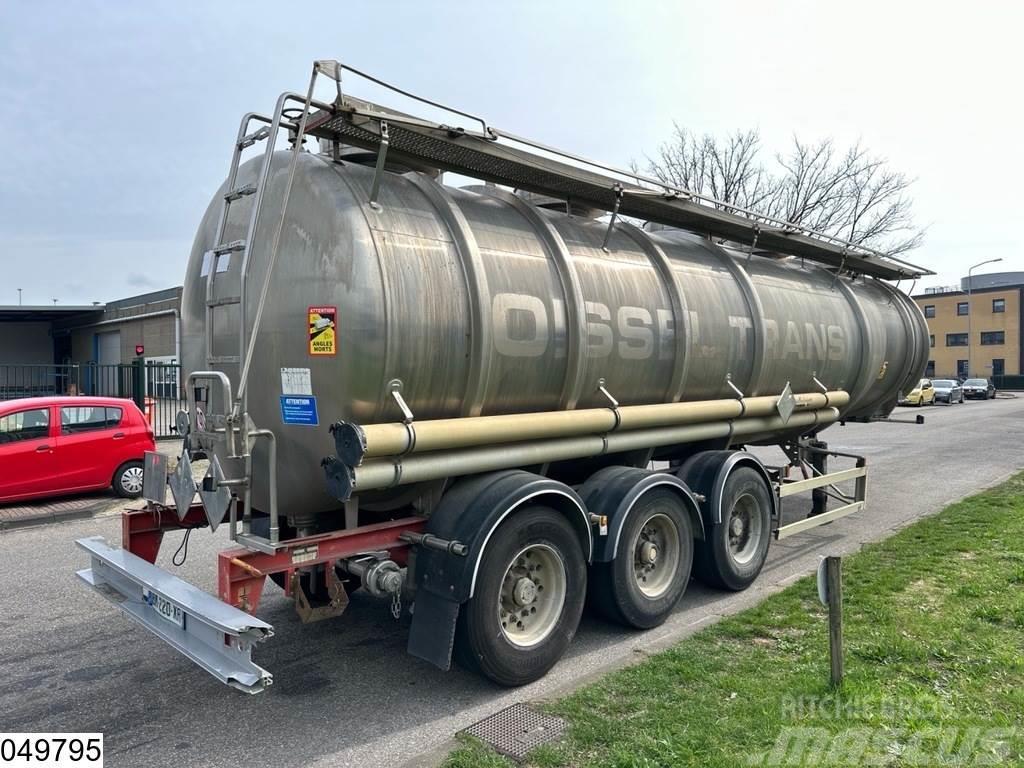 Magyar Chemie 37500 Liter RVS Tank, 1 Compartment Poluprikolice cisterne