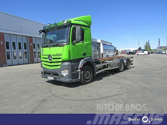Mercedes-Benz ANTOS2545L Lagab hydraulisk løft contramme Kontejnerski kamioni