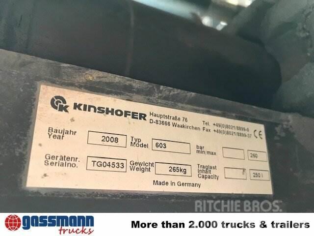 Kinshofer KM 603-250c Grabgreifer, 8x VORHANDEN Kamioni sa kranom