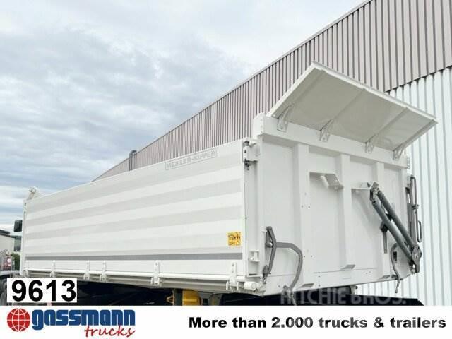 Meiller 3-Seiten-Kippaufbau mit Alu-Bordwänden ca. 11m³ Kiperi kamioni