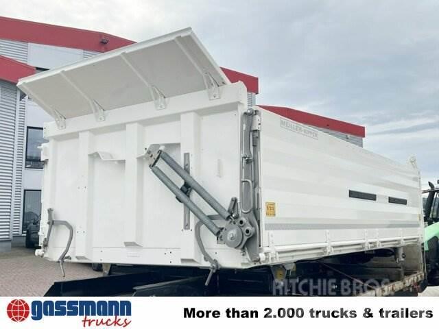 Meiller 3-Seiten-Kippaufbau mit Alu-Bordwänden ca. 11m³ Kiperi kamioni