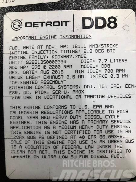Detroit DD8 Motori za građevinarstvo