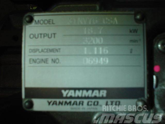 Yanmar 3TNV76-CSA Motori za građevinarstvo
